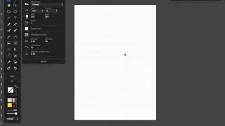 Page size and unit of measure in Janvas SVG Editor