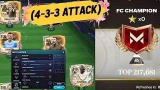MANAGER MODE TACTICS FC MOBILE 26 (4-3-3 Attack) | 2 Tactics Setting FC Mobile 
