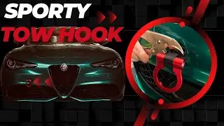 Устанавливаем гоночный буксировочный крюк на нашу Alfa Romeo! 🚗💨