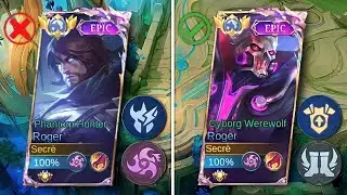WHEN TOP GLOBAL ROGER TRY THIS NEW DANGEROUS EMBLEM🔥(MUST TRY) MLBB