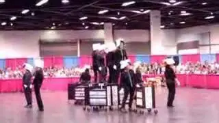 Library Book Cart Drill Team