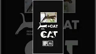 Cat logo design | illustrator design | sketch | #shorts #cat #logodesign #photoshop