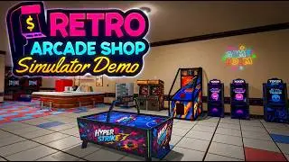 I Started My Own 80s Arcade! | Retro Arcade Shop Sim | First Look