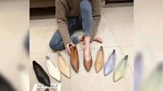 A must-have product!&nbsp;AIYUQI  Female Shoes Large Size 2025 Pointedtoe Genuine Leather Flat Shoes Wo