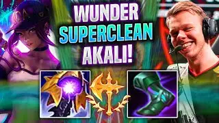 WUNDER SUPER CLEAN WITH AKALI! - FNC Wunder Plays Akali Top vs Gwen! | Season 2022