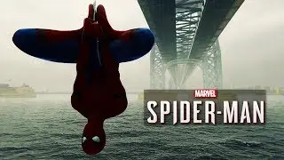 SPIDER-MAN PS4 | Rain Weather Free Roam Gameplay (PS4 Pro)