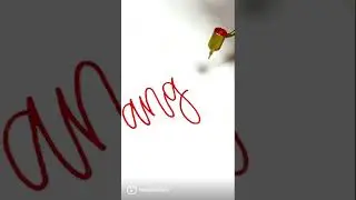 Fluidwriting | Lettering & Calligraphy | Lettering Tutorials #shorts #lettering #calligraphy