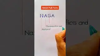 Полная форма NASA || Полная форма NASA #NASA #shortvideo