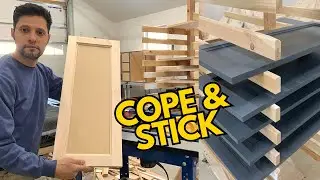 Beautiful cabinet doors on the router table