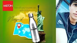 Milton elate 1000 unisteel stainless steel bottle 880ml unboxing | Milton leak proof | Ashish Kumar