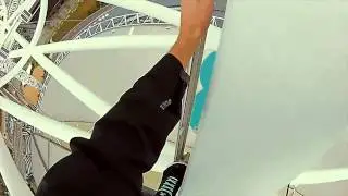 James Kingston climb Wembley Stadium