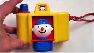 Vintage Ambi Toys Clown Shooting Photo Camera Toy, Great Condition