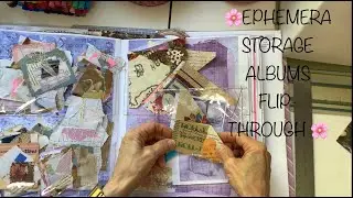 Flip Through My Scrap Storage Albums | Junk Journals 