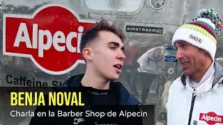 Benjamin Noval | De charla la Barber Shop de Alpecin