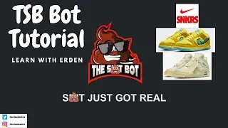 [Learn With Erden]-The Best SNKRS Bot: TSB Tutorial! Help you cop Nike SNKRS.