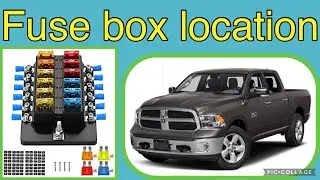 2017 Dodge Ram 1500 fuse box location
