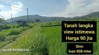 ❌terjual.....TANAH LANGKA VIEW ISTIMEWA  HARGA MURAH 90 JUTA