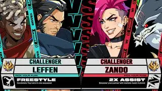 Leffen (Yasuo / Ekko) vs Zando (Vi / Warwick) - 2XKO