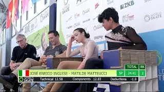 AWC22 - José Enrico Inglese & Matilde Matteucci - Pairs: Short Program Cadets & Youth (20.05.2022)