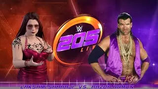 WWE EPIC LIVE MATCH - RAZOR RAMON VS LAKSHMI SHAHAJI | WWE 205 LIVE MATCH