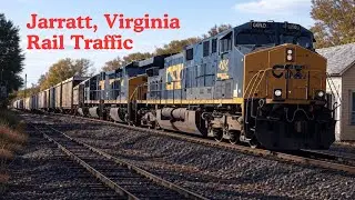 Trains Passing Jarratt Virginia