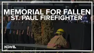 Memorial for fallen St. Paul firefighter Austin Smith