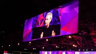 Nancy Frates talks with Gary Keller at Keller Williams Mega Camp 2014