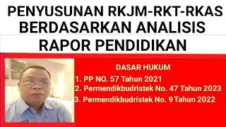Penyusunan RKJM-RKT-RKAS Berdasarkan Analisis Rapor Pendidikan