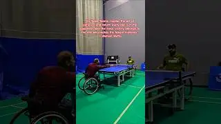 ​In Table Tennis, Master The Art Of Patience & Return Every Ball #foryou #tabletennis #paratasports