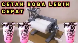 Mesin cetak boba manual || cara mudah membulatkan boba, pil, jamu tablet