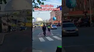 Stockholm-Globen fr&aring;n Skanstull