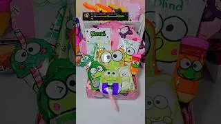 Packing a fake order💚Keroppi edition💚 Comment for request #asmr #papercraft #sanrio