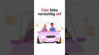 Trennbare Verben: Abfahren Beispiele | Deutsch A1-A2