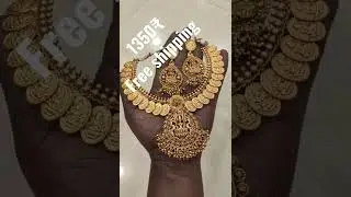 Matte Necklace With Earrings #whatsapp 9597720725#shorts #jewellery #matte #necklace #newvideo