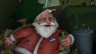 Santa Bum - Digital Speed Painting