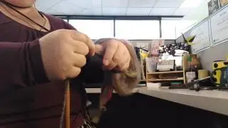 Spinning and 3-ply On-the-fly on a Drop Spindle