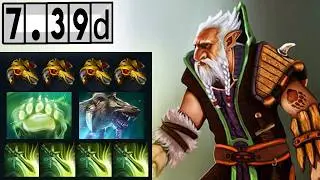 Lone Druid - Play Without Carry[Full Match Gameplay Dota 2] 7.39d