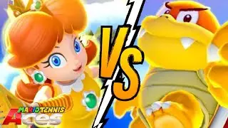 Mario Tennis Aces - Freeplay Mode | Daisy vs Boom Boom in Mirage Mansion