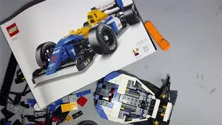 Распаковка набора LEGO Williams FW14B F1! Сборка Найджела Мэнселла + полный обзор.