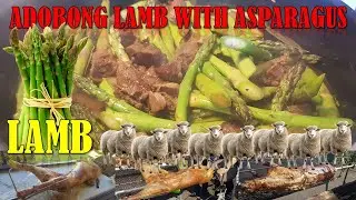 Adobong LAMP with ASPARAGUS ''Leftover Lechon LAMB''