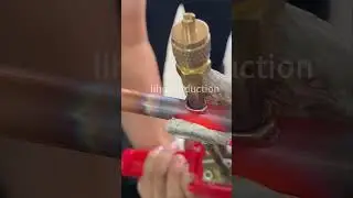 Copper pipe brazing #heating #machine #induction #brazing