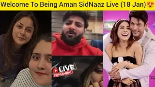 [18 JAN] Shehnaaz Gill Joined Shehbaz Bhai Instagram Live🚨😍 Being Aman SidNaaz Fans Live❤️