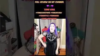 #TemuChristmas&nbsp;#Temureview #temustyle #temubaes #temu #shoptemu goth on a budget 30% code below