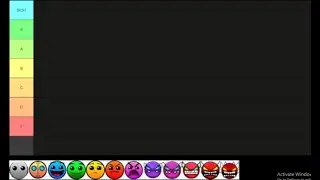 Ranking Geometry Dash difficulties