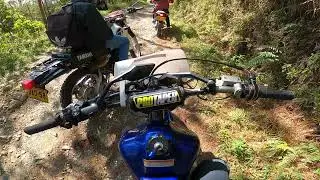 Trocha Caldas 19 de Febrero, Yamaha dt, Suzuki dr200s, Honda Xl125s