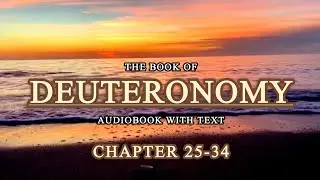 The Book of Deuteronomy Audiobook Chapter 25-34 • Audio Bible with Text • Holy Bible Audio