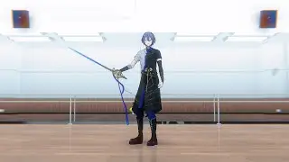 【にじさんじMMD】大柳ハイが剣を振り回してるだけ【小柳ロウ】