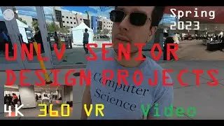 [4K] [360 VR Video] Walkthrough of the UNLV Senior Design Projects Spring 2023