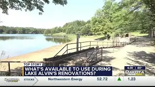 What remains open during Lake Alvin&rsquo;s renovation?