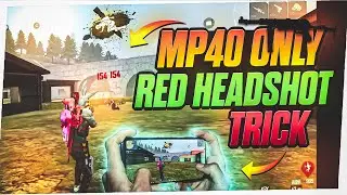MP40 ONLY RED NUMBER HEADSHOT TRICK || MP40 HEADSHOT TIPS AND TRICKS || #mp40headshort